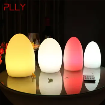 PLLY מודרני אווירה Led מנורת שולחן יצירתי בצורת ביצה שולחן האור, הארה, צבע עמיד למים עיצוב המסעדה Kty