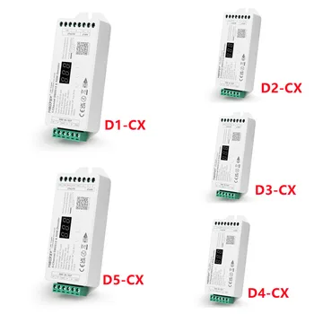 DC12-24V DMX512 RDM מפענח 1/2/3/4/5 ערוץ עקום עמעום PWM בתדר יחיד צבע/RGB/RGBW/RGB+CCT LED רצועת אור