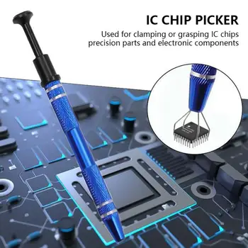 צ ' יפ בעבודת יד כלים רכיבים אלקטרוניים כלי תיקון כחול ארבע הצבת כלי ביד Ic Extractor למצוץ טלפון נייד