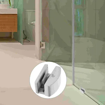 דלת סווינג פקק זכוכית מקלחת מדריך חלקי חילוף פגושי אלומיניום סגסוגת מדריכים דלתות הזזה