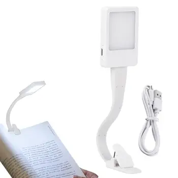 נטענת אור ספר 3 רמות בהירות טיפול עיניים ספר מנורת USB מופעל על קריאת נרות לילדים תולעי ספרים תלמידים