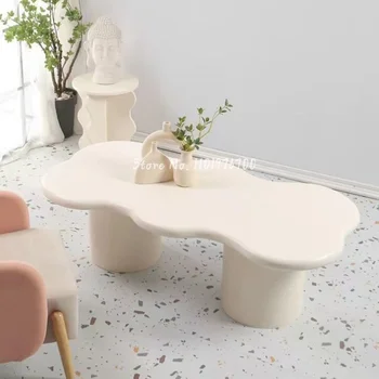 נורדי הוואבי-סאבי הרוח לא סדיר שולחן נמוך פשוטה בצורת שולחן קפה מרכז ממתקים בצורת שולחן הסלון רהיטים LQQ39YH