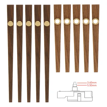 5 סטים עץ, שעון ידיים אזעקה תנועה אספקה עצות צלחת קיר DIY חלקים פינטר