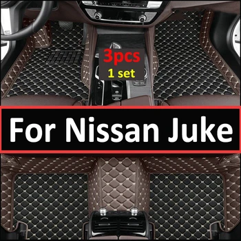 המכונית שטיח הרצפה על Nissan Juke F15 2013~2016 אנטי-עפר פד מפחית חיכוך המכונית מזרן סט מלא עמיד למים שטיח הרצפה אביזרי רכב