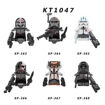 KT1047 שיבוט חייל מיני רובוט להבין את מבנה BricksBB8 קטנים חלקיקים אבני הבניין צעצועים ילד אנימה להבין Minifigures