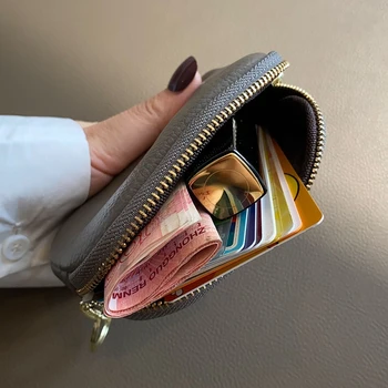 נשים עור רך מטבע שקיות ארנק כסף מטבע בארנק מטבע פאוץ ' תעודת זהות בעל כרטיס האשראי שפתון מפתח אוזניות אחסון שקיות