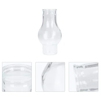אהיל נפט אספקת זכוכית מחזיקי שמן אור כיסוי צילינדר