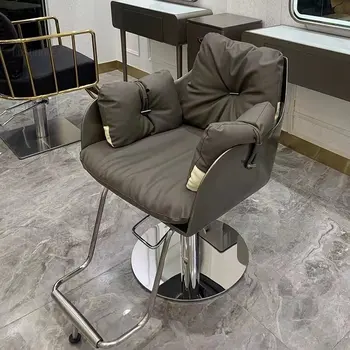 מניקור חנות מספרה כיסאות פשוטים מספרה מספרה כיסא סלון יופי שיער צואה אור יוקרה חיתוך השיער הכיסא