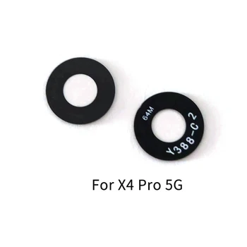 2PCS עבור Xiaomi פוקו Pro X4 5G מאחור עדשת מצלמה אחורית כיסוי זכוכית עם דבק מדבקת תיקון חלקים