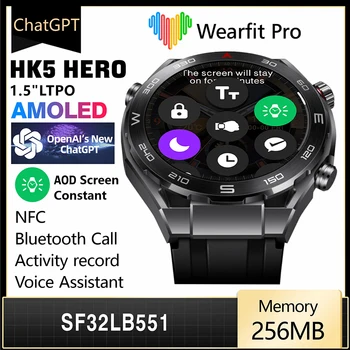 חדש HK5 גיבור שעון חכם גברים, נשים, Bluetooth-NFC המקורי HK5 Smartwatch עבור IPhone HUAWEI PK OD2 HK4 גיבור HK8 DT3 Pro X5 מקס Z3