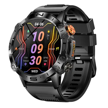 חדש K59 Smartwatch מוסיקה מזג האוויר 1.43 אינץ ' מסך גדול את קצב הלב, לחץ הדם החמצן בדם ספורט smartwatch עבור IOS אנדרואיד