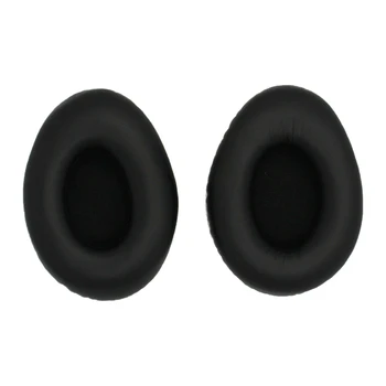 1Pair של אוזניות כיסוי עבור יהלום דמעות אוזניות בקלות להחליף אוזניות מגן עם שרוולים אבזם Earpads שחור