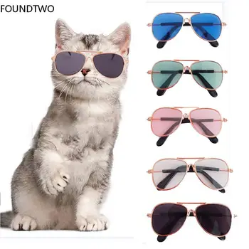 אופנה כלב משקפי שמש השתקפות העין ללבוש טיסה משקפיים עבור כלב קטן חתול מחמד תמונות אביזרים אביזרים מוצרים לחיות מחמד