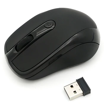 USB עכבר אלחוטי ו2000DPI מתכוונן מקלט אופטי עכבר מחשב 2.4 GHz, עכברים ארגונומיים עבור מחשב נייד עכבר