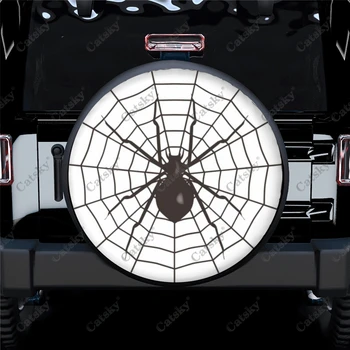 חיה עכביש אביזרי רכב גלגל חלופי מותאם אישית אוניברסלי צמיג כיסוי מגן מחנאות שטח דקורטיביים מגן שרוול