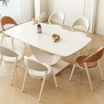 הנורדית המודרנית שולחן האוכל המרכז במשרד הקליטה אבן פינת אוכל שולחן סלון מסעדת מסה Escritorio ריהוט יוקרה YN50DT