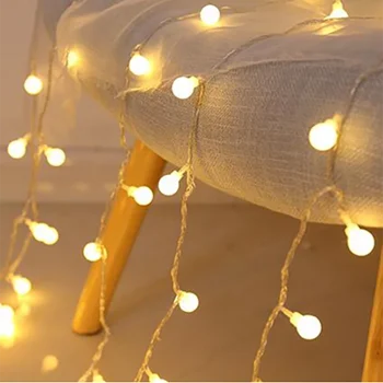 1.5 M 3M הביצים LED פיות אורות מחרוזת סוללת AA מופעל החתונה מסיבת שנה החדשה חג המולד חיצונית לחדר בבית גרלנד קישוט