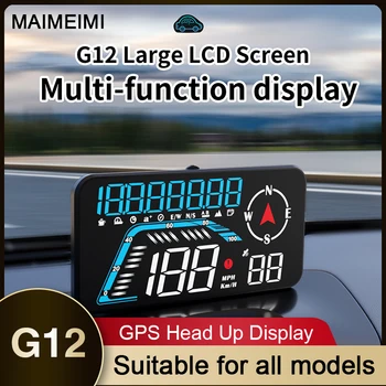 חדש G12 האד הראש תצוגת LED מד מהירות דיגיטלי חכם על גבי מחשב ה-GPS קמ 