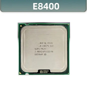 השתמשו ליבה ליבה כפולה E8400 LGA 775 מחשבים שולחניים מעבד 3.0 GHz 6MB 775-pin 65W 10