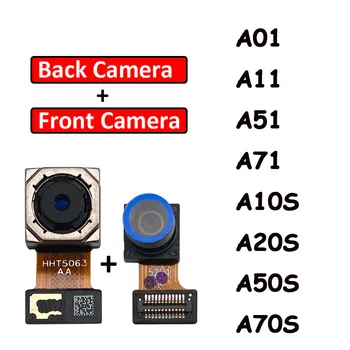 20Pcs/הרבה המקורית מול מצלמה אחורית עבור Samsung A01 A10S A11 A20S A50S A51 A70S מול קטן הקדמית Selfie מצלמה אחורית מודול