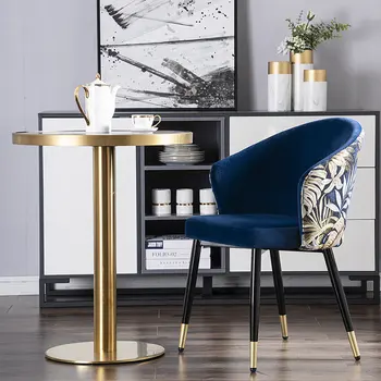מודרני פשוטים כסאות אוכל הביתה ריהוט למטבח בד כסאות אוכל יצירתי השינה איפור הכיסא הקבלה של המלון הכיסא