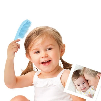 תינוקות המסרק מגדיר פעוט רך מברשות מוצרי טיפוח לשיער מברשת שיער התינוק ילדים אספקה מסרקים טיפול לעיסוי הראש 2Pcs/set