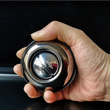 Auto-להתחיל לחזק את המתכת החשמל היד הכדור האמה אימון שרירים ג ' ירוסקופי הכדור עם אור LED עם שקית F2039