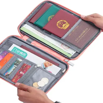 חם חדש נסיעות נייד הארנק יצירתי עמיד למים מסמך בתיק המשפחה דרכון בעל כרטיס תיק נסיעות אביזרים מסמך התיק