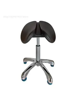אוכף כיסא משענת הגב להרים את הכיסא קוסמטיים התאמת שיניים כסא רופא שיניים מושב אילם גלגלת כיסא פשוט