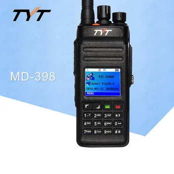 TYT MD398 דיגיטלית DMR ווקי טוקי עמיד למים IP67 שני הדרך רדיו מתח גבוה 10W רדיו המשדר.