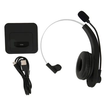 Wireless אוזניות לטלפון העור ידידותי כריות אוזניים טלפון Bluetooth אוזניות חיבור 2.4 G ABS מונו מתכוונן עם