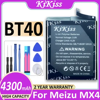 למי Zu BT40 4300mAh סוללה עבור Meizu MX4 סוללה MX 4 M460 M461 Bateria + מספר מעקב