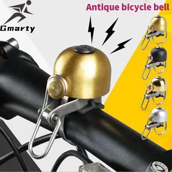 פעמון אופניים ברור רם נשמע פלדה נחושת אופני הרים הכידון טבעת הורן בטיחות רכיבה על אופניים אזעקה