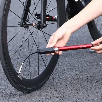 אופני אספקה גודל קומפקטי בלחץ גבוה אופניים יד משאבת אוויר אופני כביש צמיג Inflator ציוד אופניים צמיג משאבה