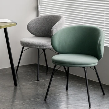 מודרני נורדי כסאות אוכל משרד עיצוב ארגונומי מטבח, כסאות אוכל תכונה יוקרה Sillas Comedor ריהוט הבית SR50DC