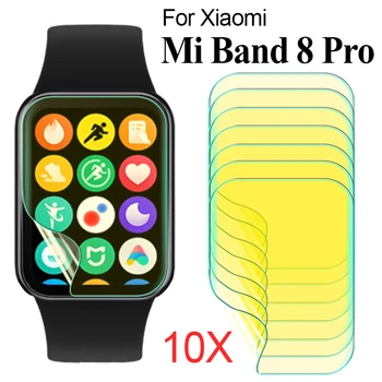 1/10PCS ננו רך סרטים Xiaomi Mi Band 8 Pro שעון חכם אביזרים ברור נגד שריטות מגן מסך עבור Miband 8Pro