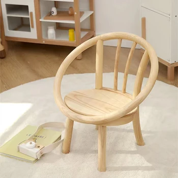 עץ בודד כסאות אוכל לילדים סקנדינבי מודרני יצירתי כסאות אוכל קטן מרפסת Cadeiras דה בג ריהוט הבית A2