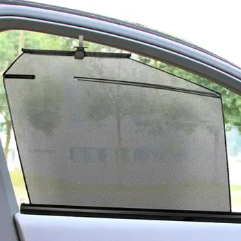 אוניברסלי לרכב מסכי חלון נשלף השמש גוון החלון בצד החלון האחורי שמשיה חלון המכונית גוונים על הצד & חלון אחורי