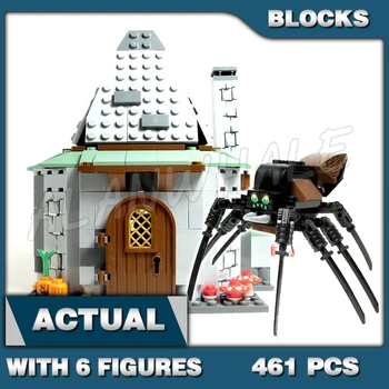 461pcs לעולם הקסום של הקוסמים הספר האגריד הבקתה הבקתה הרעגוג עכבישים ענקיים 39157 אבני הבניין צעצוע תואם ילדים לבנים