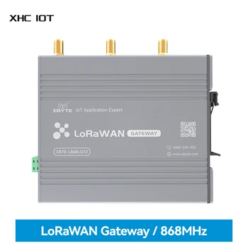 SX1302 868MHz תעשייתי LoRaWAN שער רב ערוץ אלחוטי שער DC8~28V 27dBm חצי דופלקס XHCIOT E870-L868LG12-3 ק 