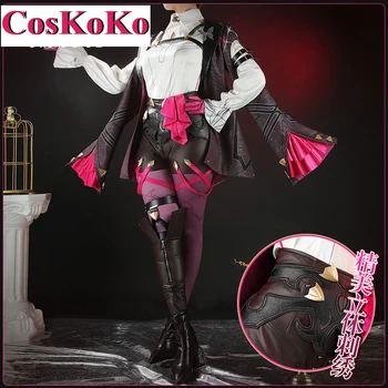 【אישית】CosKoKo קפקא קוספליי אנימה המשחק Honkai: כוכב רכבת תלבושות אופנה לחימה אחידה מסיבת קרנבל לשחק תפקיד בגדים