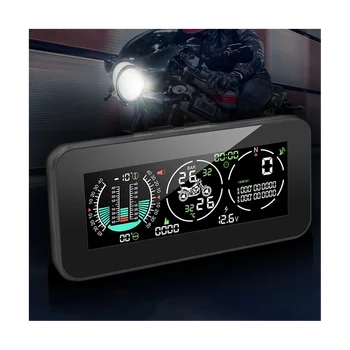 F3 אופנוע 3 ב 1 לחץ צמיגים צג ה-GPS מד מהירות מהירות הרכב Tachometer מדרון מטר TPM LCD דיגיטלי האד