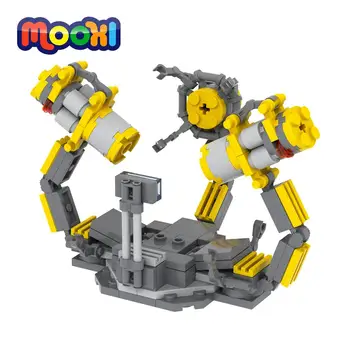 MOOXI הסרט מכא שריון מלחמה פלטפורמה דגם רחובות צעצוע חינוכי לילדים מתנות DIY בניין לבנים להרכיב חלקים MOC1152