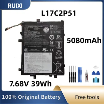 100% RUIXI המקורי הסוללה של המחשב הנייד L17C2P51 L17M2P51 7.68 V/39Wh/5080mAh על 01AV467 01AV469 SB10K97614SB10K97616 המחברת
