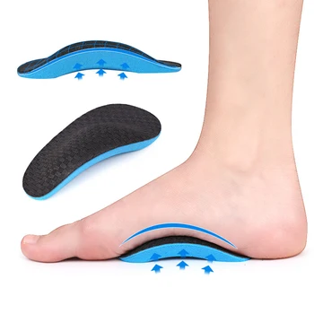 1 זוג רגליים שטוחות תמיכה לקשת אורטופדי מדרסים רפידות נעליים גברים נשים הרגל Valgus וארוס ספורט מדרסים ואביזרים