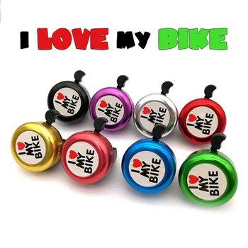 חדש חמוד פעמון אופניים אופני ילדים, אופניים בל טבעת מתכת קרן בטיחות אזעקה חיצונית מגן מחזור אופניים אביזרים