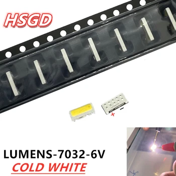 1000PCS/הרבה המקורית SMD LED 7032 6V 1W 160mA מגניב לבן מתח גבוה עבור Lumens טלוויזיה תאורה אחורית יישום