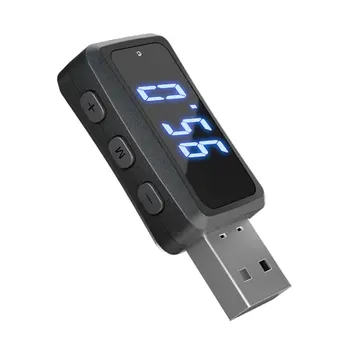 FM02 אוטומטי אודיו מתאם אלחוטי נייד USB Wireless Receiver משדר Bluetooth Dongle-תואם אביזרי רכב