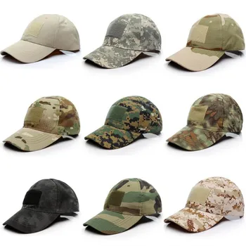 האן פרוע חיצוני טקטי כובעי מתכוונן לחימה כובע בייסבול עבור גברים מקסימום איירסופט הצבא צייד את הכובע Ripstop כוח הסוואה רשת הכובעים