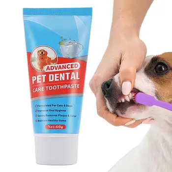 הכלב משחת שיניים ניידת חיות מחמד אוראלי משחת שיניים ניקוי רב תכליתי חתולים נשימה טרי משחת שיניים לחיות מחמד הלבנת שיניים משחה